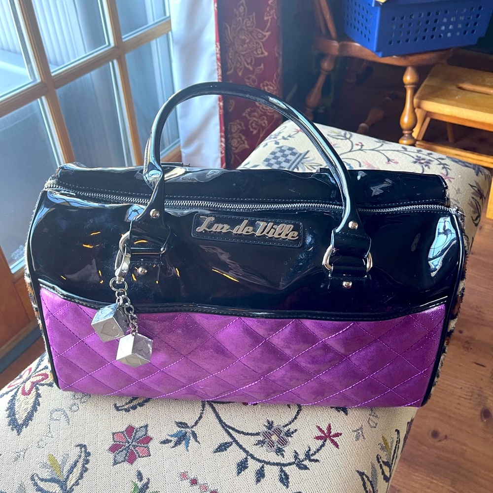 Lux de Ville Vintage retro purse and matching wallet!